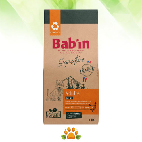 غذا خشک سگ مینی ادالت بابین babin mini adult نژاد کوچک