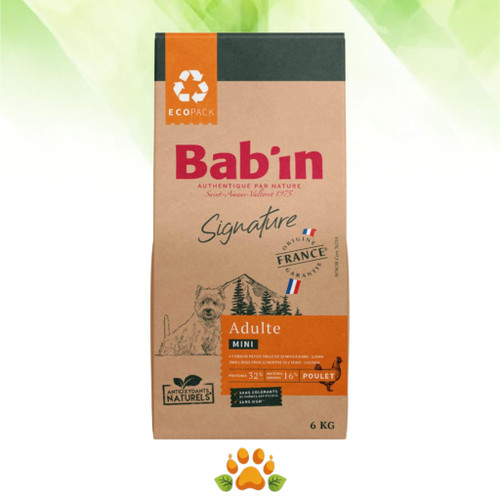غذا خشک سگ نژاد کوچک بابین babin signature mini adult