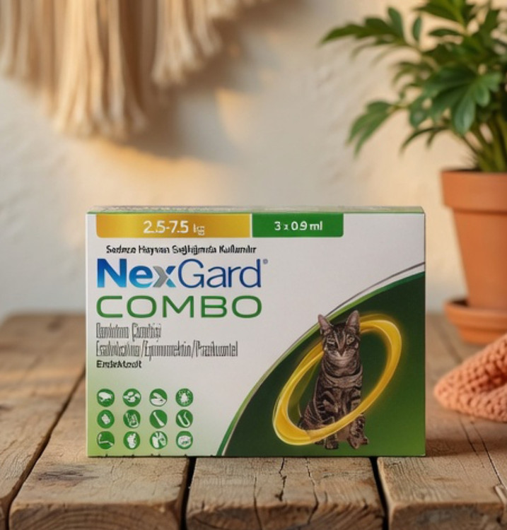 قطره ضد کک و کنه نکسگارد کمبو nexgard combo