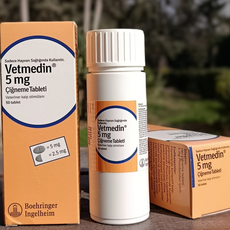 قرص قلب سگ پیموبندان وتمدین 5 میلی گرم vetmedin pimobendan