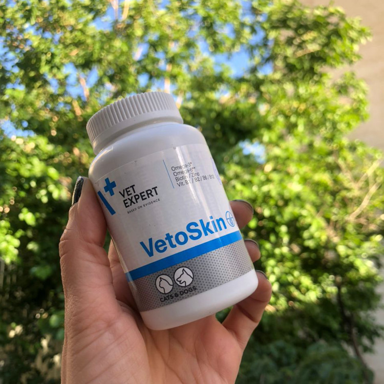 مکمل پوست و مو سگ و گربه وتو اسکین وت اکسپرت vetexpert vetoskin