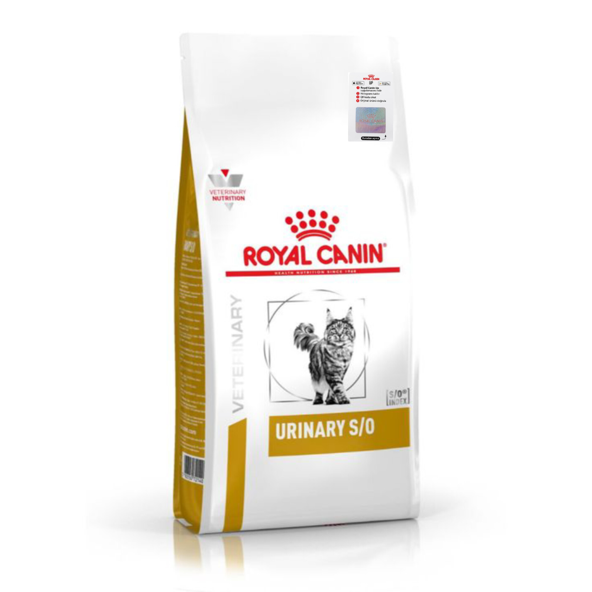 پاکت غذاخشک گربه درمانی یورینری اس او با هولوگرام ضمانت ترکیهurinary so royalcanin pocket